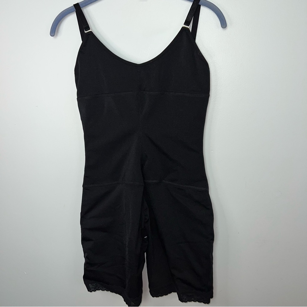 Ardyss Compression Shapewear Bodysuit Waist Trainer Thigh Slimmer Black L 38